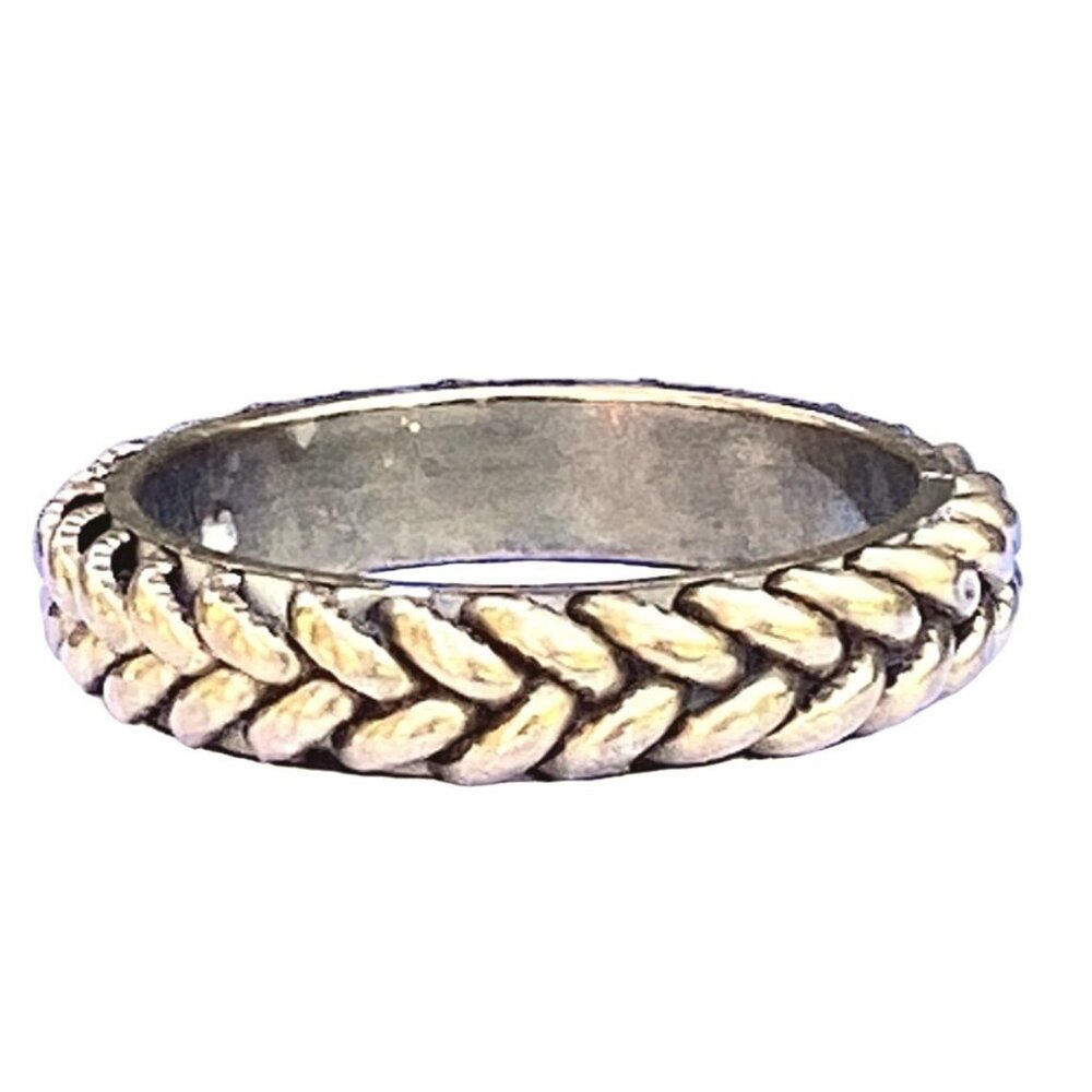 Chunky Braided Look Brass and Lac Lakh Bangle Bracelet India - Picture 4 of 5
